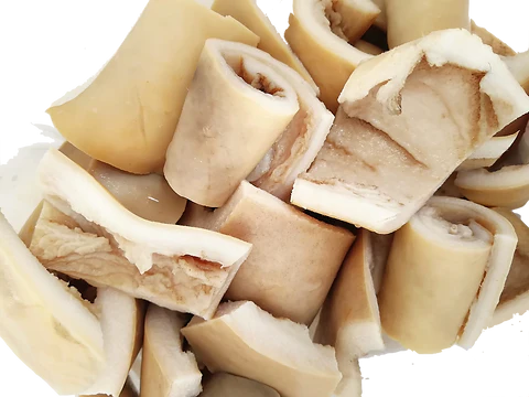 Fresh White Cow skin (White beef hyde) | 16oz